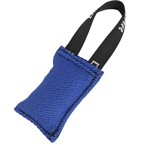 Dingo Gear Baumwolle-Nylon Mini Beißwurst für Hundetraining 10 x 5 cm Mini Blau S00088 von DINGO GEAR WWW.DINGOGEAR.COM 1977