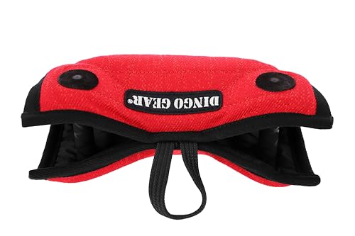 Dingo Gear Beisskissen,Beisswurst für Welpen aus Nylcot mit 2 Griffe Rot Hard Hundetraining S00708 von DINGO GEAR WWW.DINGOGEAR.COM 1977