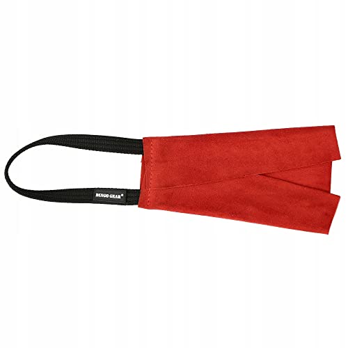 Dingo Gear Beisswurst Aus Leder Tuch mit einem Griff länge 23 cm Rot S00485 von DINGO GEAR WWW.DINGOGEAR.COM 1977