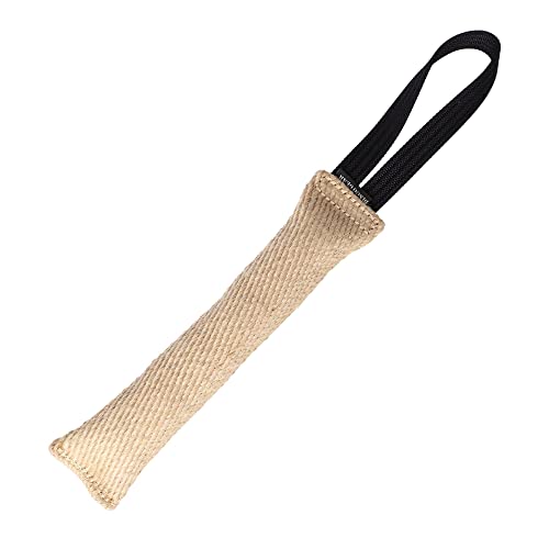 Dingo Gear Beisswurst aus Jute mit Halter 28 cm x 4 cm IGP IPO Training Hundespielzeug Apporte S00144 von DINGO GEAR WWW.DINGOGEAR.COM 1977