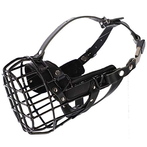 Dingo Gear Gummierte metallmaulkorbe für Rottweiler Hündin Professionelle Bequeme universelles Produkt für Langen Spaziergängen S03045 von DINGO GEAR WWW.DINGOGEAR.COM 1977