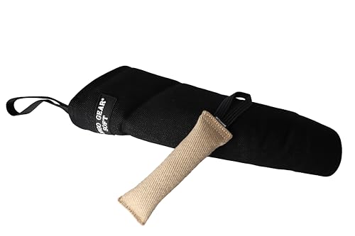 Dingo Gear Set Schutzarm aus Nylcot Midi Weich Beißärmel Plus Beisswurst aus Jute Beißtraining für IGP K9 Sport Training Erwachsener Hunde Schwarz Beißniveau 3 Fortgeschritten S10049 von DINGO GEAR WWW.DINGOGEAR.COM 1977