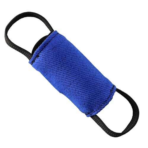 Dingo Gear Spielzeug Training Mini Walze aus Nylcot Hundesportarten Apportieren Ziehen Spielen 2 Griffe 15x6 cm Blau S02811 von DINGO GEAR WWW.DINGOGEAR.COM 1977