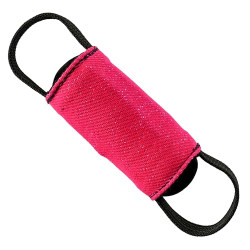 Dingo Gear Spielzeug Training Mini Walze aus Nylcot Hundesportarten Apportieren Ziehen Spielen 2 Griffe 15x6 cm Rosa S02812 von DINGO GEAR WWW.DINGOGEAR.COM 1977