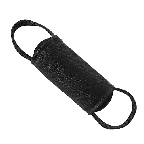 Dingo Gear Spielzeug Training Mini Walze aus Nylcot Hundesportarten Apportieren Ziehen Spielen 2 Griffe 15x6 cm Schwarz S02808 von DINGO GEAR WWW.DINGOGEAR.COM 1977