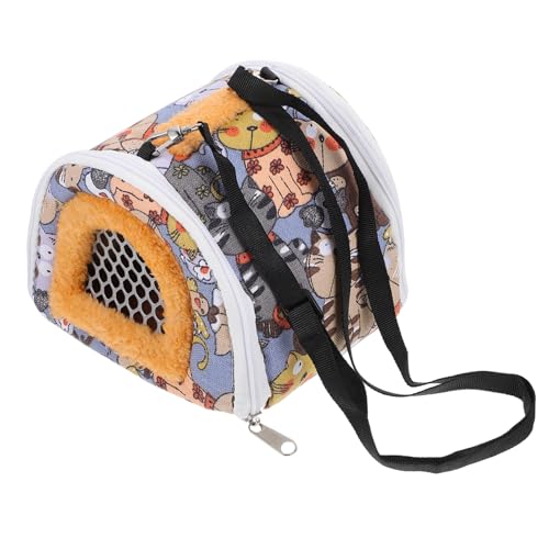 DINHEAROM 1 Stück Hamster Tragetasche für Haustiere Faltbare Outdoor Transporttasche für Meerschweinchen und Zwerghamster Bequeme Tragemöglichkeit für Ausflüge DINHEAROM 1 Stück Hamster Tragetasche für Haustiere Faltbare Outdoor Transporttasche für Meerschweinchen und Zwerghamster Bequeme Tragemöglichkeit für Ausflüge von DINHEAROM