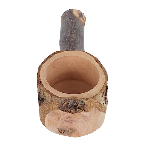 DINHEAROM 1Stück Holzvogelstand mit Futter Schale Praktischer Papagei Kletterstand für Kleine und Mittlere für Unterhaltung und Lovebirds und Andere DINHEAROM 1Stück Holzvogelstand mit Futter Schale Praktischer Papagei Kletterstand für Kleine und Mittlere für Unterhaltung und Lovebirds und Andere von DINHEAROM