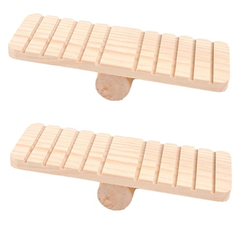 DINHEAROM 2stücke Holzseesaw Spielzeug Für Kleintiere Unterhaltsames Kauspielzeug Für Hamster Meerschweinchen Und Ratten Natürliche Holzbrücke Für Käfige Für Spiel Und Entspannung DINHEAROM 2stücke Holzseesaw Spielzeug Für Kleintiere Unterhaltsames Kauspielzeug Für Hamster Meerschweinchen Und Ratten Natürliche Holzbrücke Für Käfige Für Spiel Und Entspannung von DINHEAROM