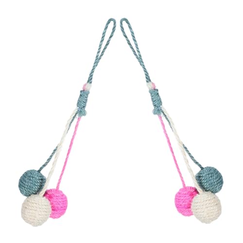 DINHEAROM 2stücke Katzenballspielzeug Sisalbälle Hängend Interaktives Katzenspielzeug Für Drinnen Kratzbälle Katzenbälle Sisal-katzenspielzeugbälle Katzenspielzeug Sisalbälle DINHEAROM 2stücke Katzenballspielzeug Sisalbälle Hängend Interaktives Katzenspielzeug Für Drinnen Kratzbälle Katzenbälle Sisal-katzenspielzeugbälle Katzenspielzeug Sisalbälle von DINHEAROM