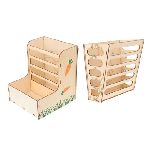 DINHEAROM 2stücke Futterstation Für Kleintiere Praktische Futter Und Heuraufe Für Kaninchen Meerschweinchen Und Chinchillas Langlebiges Festes Design Für Einfache Befestigung Im Käfig DINHEAROM 2stücke Futterstation Für Kleintiere Praktische Futter Und Heuraufe Für Kaninchen Meerschweinchen Und Chinchillas Langlebiges Festes Design Für Einfache Befestigung Im Käfig von DINHEAROM