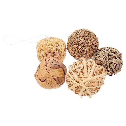 DINHEAROM 5stücke Rattan Deko Bälle Handgefertigte Rattan Kugeln Naturdeko Für Zuhause Spielzeug Für Kleintiere Pastoral Stil Für Hamster Kaninchen Meerschweinchen Und Mehr DINHEAROM 5stücke Rattan Deko Bälle Handgefertigte Rattan Kugeln Naturdeko Für Zuhause Spielzeug Für Kleintiere Pastoral Stil Für Hamster Kaninchen Meerschweinchen Und Mehr von DINHEAROM