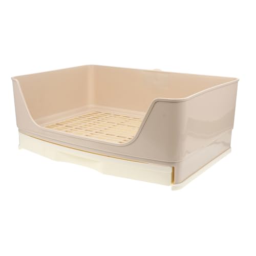 DINHEAROM Große Kaninchentoilette mit Rutschfestem Boden Einfache Nutzung Hygienisch und Sauber für Kleintiere Wie Meerschweinchen und Frettchen DINHEAROM Große Kaninchentoilette mit Rutschfestem Boden Einfache Nutzung Hygienisch und Sauber für Kleintiere Wie Meerschweinchen und Frettchen von DINHEAROM