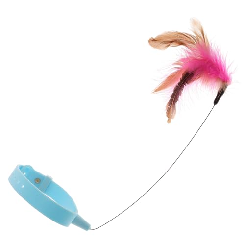 DINHEAROM Katzenhalsband Spielzeug Interaktives Katzenspielzeug Mit Bunten Federn Für Spaß Und Bewegung Fördert Die Aktivität Und Gesundheit Ihrer Katze Geeignet Für Halsumfang DINHEAROM Katzenhalsband Spielzeug Interaktives Katzenspielzeug Mit Bunten Federn Für Spaß Und Bewegung Fördert Die Aktivität Und Gesundheit Ihrer Katze Geeignet Für Halsumfang von DINHEAROM