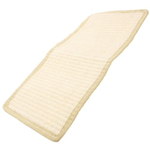 DINHEAROM Katzenkratzbaum Katzen Sisal Pad Raumkamm Katzen Opfer Pad Pad Shock Unterwäsche Katzenbedarf Sisal Pad Katzenbedarf Teppich Fenster Pflanzenhänger Innenbereich Beige von DINHEAROM