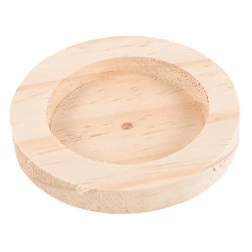 DINHEAROM Kleintier Futterschale aus Holz Hamster Chinchilla Kleine Haustiere rutschfeste Futter und Wasserschüssel für Angenehme Fütterung Kompakte Platzsparende für Tägliche DINHEAROM Kleintier Futterschale aus Holz Hamster Chinchilla Kleine Haustiere rutschfeste Futter und Wasserschüssel für Angenehme Fütterung Kompakte Platzsparende für Tägliche von DINHEAROM