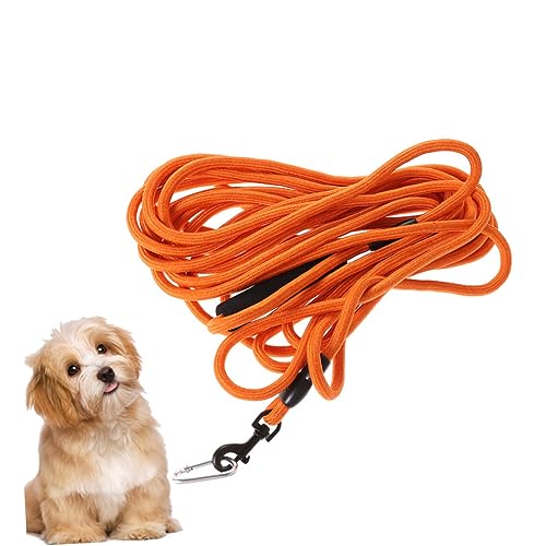 DINHEAROM Outdoor-zugseil Praktisches Zugseil Kreativer Trainingsgurt Haustierbedarf Für Hundewelpen (orange, 10 Mm, 10 M) von DINHEAROM