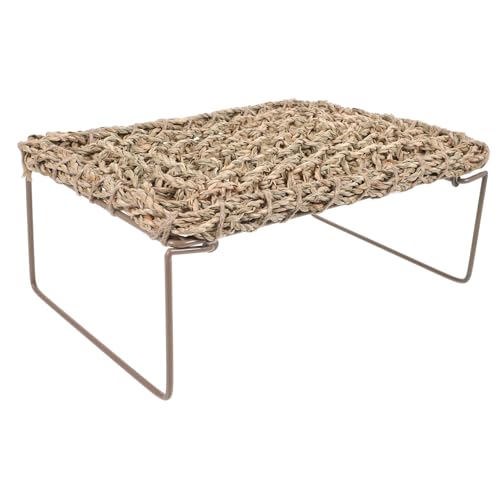 DINHEAROM Reptile Lizard Lounger Bett für Bartagamen Geflochtenes Strohbett mit Eisenrahmen Bequeme Schlafgelegenheit für Reptilien für Eidechsen und Schlangen DINHEAROM Reptile Lizard Lounger Bett für Bartagamen Geflochtenes Strohbett mit Eisenrahmen Bequeme Schlafgelegenheit für Reptilien für Eidechsen und Schlangen von DINHEAROM