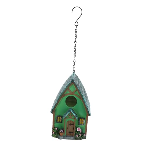 DINHEAROM Vogelhaus aus Resin Hängendes Vogelhäuschen für Garten Wetterfeste und Dekorative Nistbox für Wildvögel im Außenbereich Einfache Installation und Pflege DINHEAROM Vogelhaus aus Resin Hängendes Vogelhäuschen für Garten Wetterfeste und Dekorative Nistbox für Wildvögel im Außenbereich Einfache Installation und Pflege von DINHEAROM