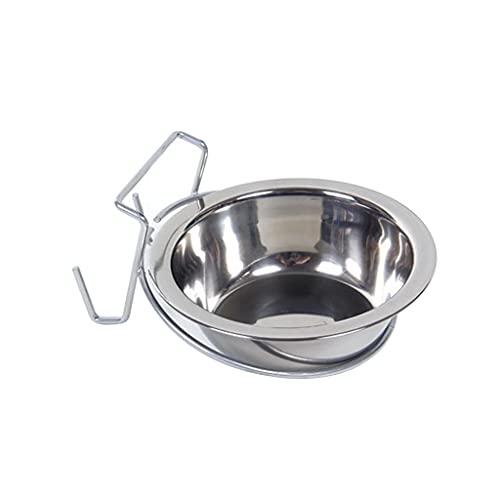 Rostbeständige Dauerhafte Edelstahl Koop Tassen Mit Drahtbügel Pet Supplies Leicht Zu Installieren. Hängende Pet Bowl Feeder von DINSOAVR