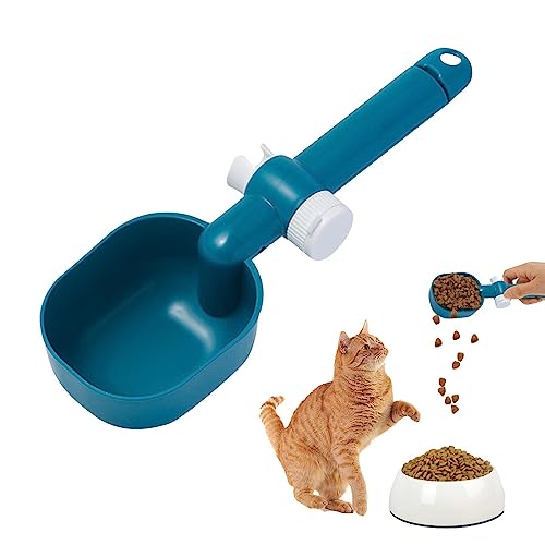 DISPRA Futterlöffel für Hunde – Löffel für Katzen und Hunde für Nahrung und Fütterung | Travel Pet Food Scoop Bag Clip Dog and Cat Food Schaufel von DISPRA