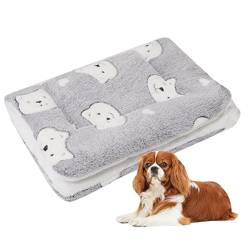 DISPRA Hundebettmatratze,Flanell-Hundematten-Überwurfdecke | Weiche, warme Decken und Welpenunterlagen, waschbare Schlafdecke für den Schlaf von Hunden und Kleintieren von DISPRA