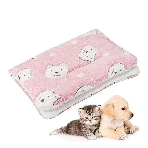DISPRA Hundebettmatratze,Weiche, warme Kissenmatte für den Hundeschlaf - Weiche beruhigende Decken für Katzen, weiche, warme Kissenmatte für den Schlaf von Haustieren und kleinen Tieren von DISPRA