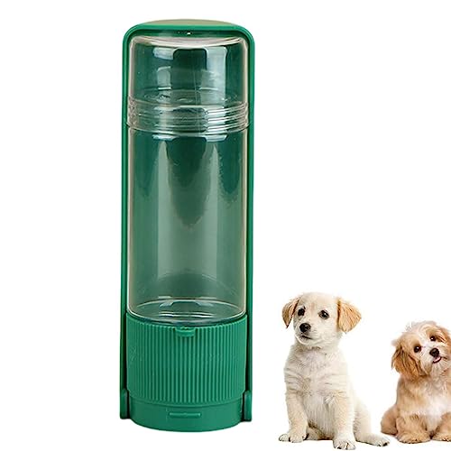 Hundewasserflasche, Haustier-Wasserflasche mit Trink-Futterspender, auslaufsicher, tragbare Hundewasserflasche, Lebensmittelqualität, faltbar, Reise-Wasserflasche für Haustiere, Spaziergänge, Wandern von DISPRA