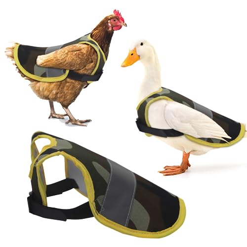 Haustierbekleidung mit Huhn, Ente und Gans – reflektierendes Tanktop, Hühnerschürze – Haustierbekleidung speziell für Huhn, Ente und Gans entwickelt von DIUKES