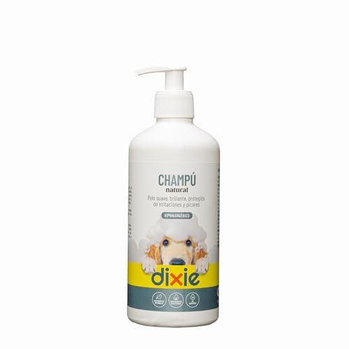 DIXIE Hypoallergenes Shampoo für Hunde und Katzen, 500 ml, natürliches Shampoo für Haustiere mit empfindlicher Haut, weiches, glänzendes und hydratisiertes Fell, schützt vor Reizungen und Juckreiz, von DIXIE