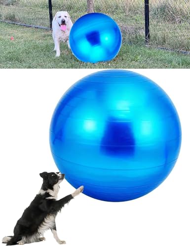 DIYUQISHI Pferde- und Schäferhund-Spielzeugball – stabiler, interaktiver Hundehüttenball für stundenlangen Spaß und Bewegung, verbessert Beweglichkeit, Bindung und geistige Stimulation, Blau von DIYUQISHI