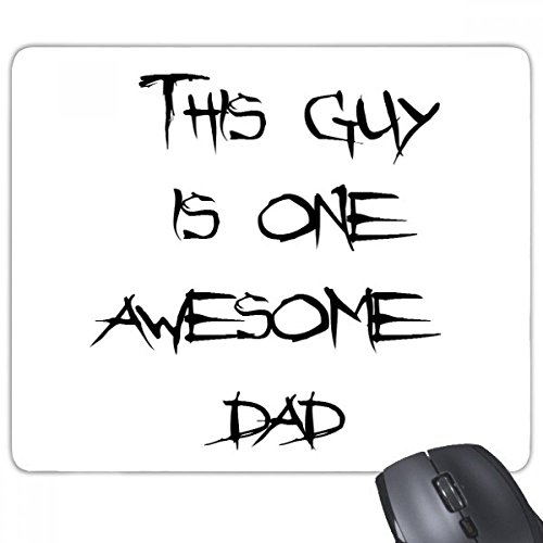 beatChong Awesome Dad Vater Festival Quote Rectangle Griffige Gummi Mousepad Spiel Mauspad Geschenk von DIYthinker