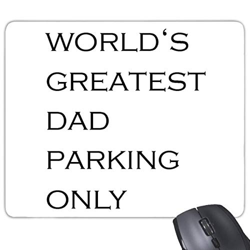 beatChong Bester Papa der Welt Vater Festival Quote Rectangle Griffige Gummi Mousepad Spiel Mauspad Geschenk von DIYthinker