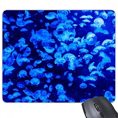 beatChong Blau Wissenschaft Natur Qualle Ozean Bild Rechteck Griffige Gummi Mousepad Spiel Mauspad Geschenk von DIYthinker