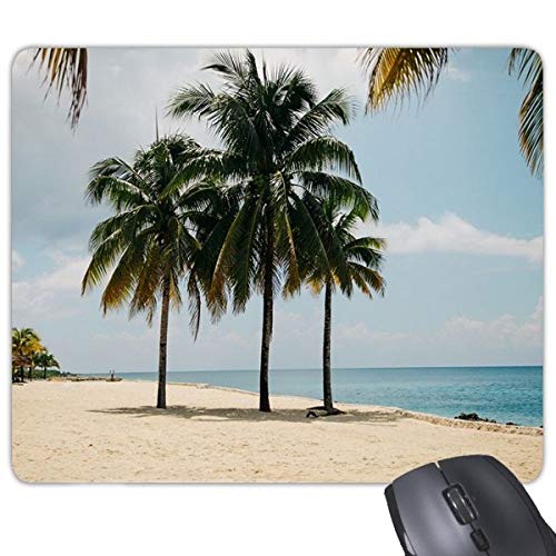 beatChong Ocean Sand Strand Meer Baum Bilder Rechteck Griffige Gummi Mousepad Spiel Mauspad Geschenk von DIYthinker