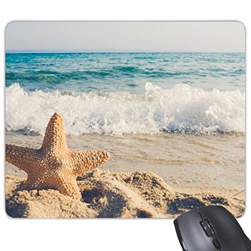 beatChong Ocean Sand Strand Seestern Sea Picture Rectangle Griffige Gummi Mousepad Spiel Mauspad Geschenk von DIYthinker