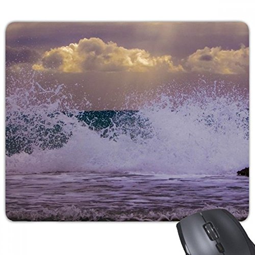 beatChong Ozean Sea Wave Spray Wissenschaft Natur Bild Rechteck Griffige Gummi Mousepad Spiel Mauspad Geschenk von DIYthinker