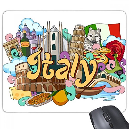 beatChong Pisa Mailänder Dom Italien Graffiti Rectangle Griffige Gummi Mousepad Spiel Mauspad Geschenk von DIYthinker