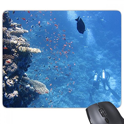 beatChong Seefisch Tauchen Wissenschaft Natur Bild Rechteck Griffige Gummi Mousepad Spiel Mauspad Geschenk von DIYthinker