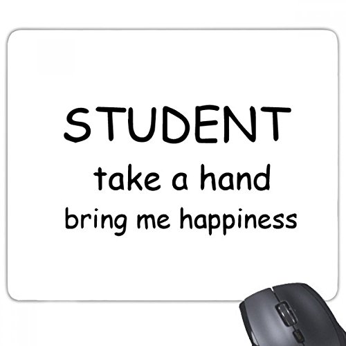 beatChong Student Take A Hand Bring Me Happiness Lehrer-Zitat-Rechteck Griffige Gummi Mousepad Spiel Mauspad Geschenk von DIYthinker