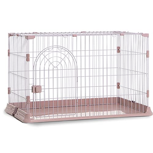 Katzenkäfig, großer Katzenkäfig, Katzenlaufstall für den Innenbereich, Zwinger aus Metalldraht, Kleintierkäfig für Kätzchen, Meerschweinchen, ideal für 1–4 Katzen Wisdom von DKSNAJ