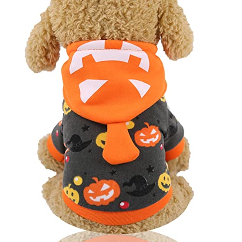 1 Pc Kostüme Kürbis Hund Mantel Jacken Winter Kleidung-Pumpkin,S von DLKSH