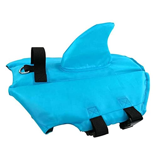 1 x Sommer-Schwimmweste für Hunde, Hai, Größe L, S 6–8 kg von DLKSH