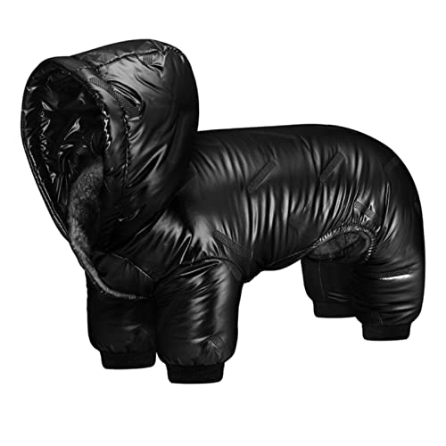 1 x Wintermantel für Hunde, warm, wasserdicht, Größe XL, Schwarz von DLKSH