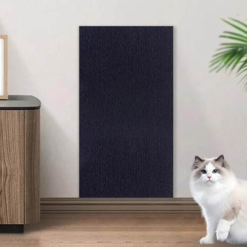 Kratzmatte Selbstklebend, Zuschneidbarer Selbstklebender Katzencouchschutz Für Möbel, Couch, Wand, Bett (Dunkelblau, 30cm * 100cm) von DLZMO