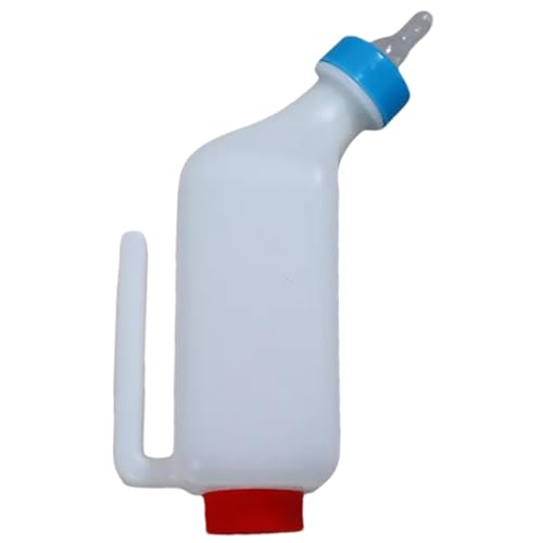 Lammmilchflasche - ABS Lamm Fütterungsflasche | Genaue Nährstoffaufnahme Lammmilch Feeder | Hygiene Boost Schaf-Futterspender | Lamm Sauger Futterspender für Schafe Lamm Ziege Rinder Kalb von DMAIS