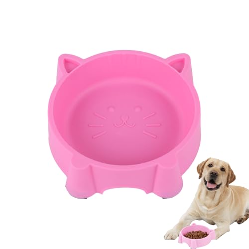 Wide Mouth Cat Bowl, Washable Food Feeder Tray Dog Water Bowls, Stackable Dog Feeder Water Bowls Nonslip Trays for Cat Foods, for Small to Medium Dogs, Pet Feeding Supplies for Food, von DMAIS