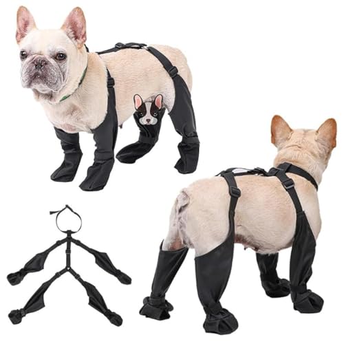 Suspender Boots for Dogs, Dog Suspender Boots, Suspender Dog Boots, Dog Boot Suspenders, Dog Boots with Suspenders, Dog Boot Leggings (M) von DMJHJY
