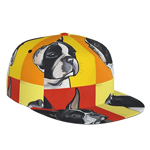 Dog Fashion Baseballkappe mit flacher Krempe =>> geeignet für den täglichen Gebrauch im Freien erhältlich in vier Jahreszeiten von DMORJ