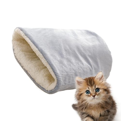 Cat Burrow Bed,Cat Winter Sleeping Bag, Cat Bed Cat Nest Small Dog Bed, Gemütliches Katzenbett mit Nest für Haustiere, Katzenbett mit Warmer Sack für Kätzchen im Innenbereich, Lieferung von DNCG