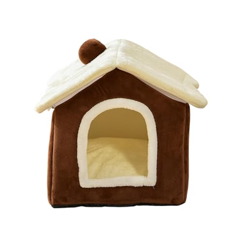 Cat Houses For Indoor Cats, Cat Bed House, Indoor Cat Small House, Semi Enclosed Kitten Bed Cave, 40x35cm/15.75x13.78 Inches Covered Cat Beds, Soft Winter Pet House For Resting, Sleeping von DNCG